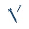 Nuvo Iron 1/4 in Dia., Slotted Hex, 1-1/4 in L, Steel Blue Ruspert Coating 14114-CHH-ASB - alternate 1